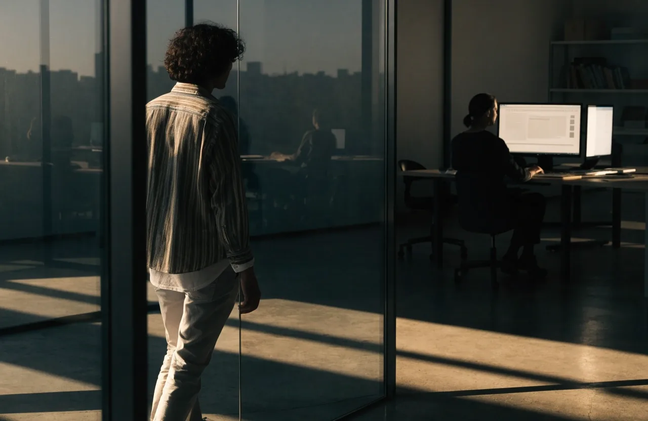 Consultants reviewing a client page structure together at a bright desk